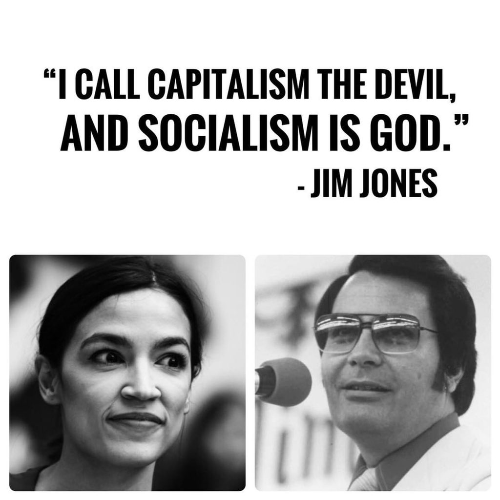 Image result for jim jones capitalism is the devil