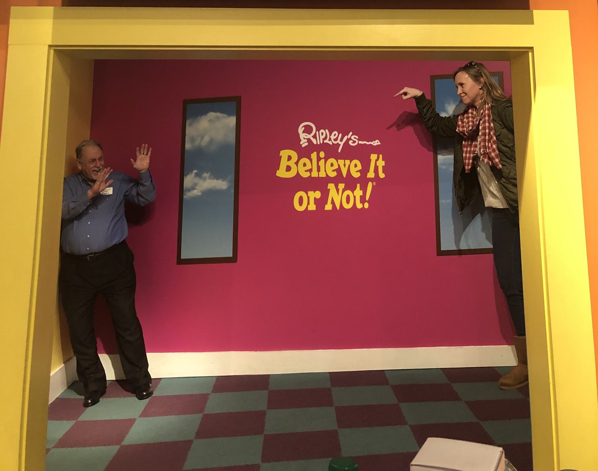 Station Manager, John Adams and Promotion Director, <a href="/helloBeckyMills/">Becky Mills</a> had too much fun at <a href="/Ripleys/">Ripley's Believe It or Not!</a> in Gatlinburg!  Check this place out!