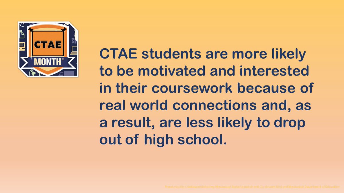 It’s CTAE Month! #ctaerocks #collegeandcareerready #iteach #workplacereadiness