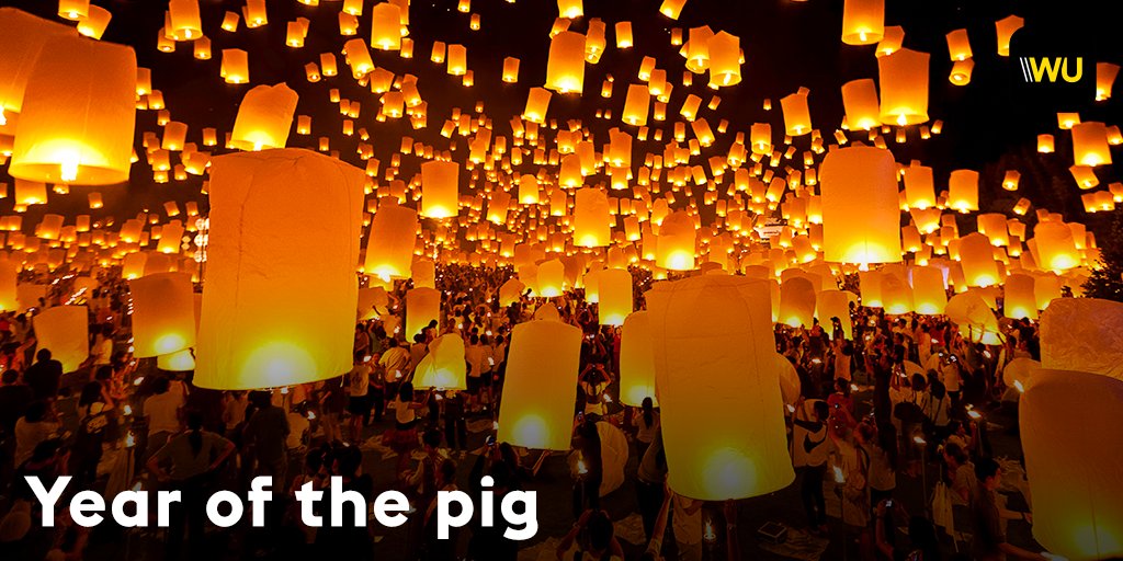 WesternUnion's tweet photo. We wish good fortune and happiness to our friends celebrating #ChineseNewYear around the 🌏 today. #WULegacy https://t.co/wFQL9ELrY1