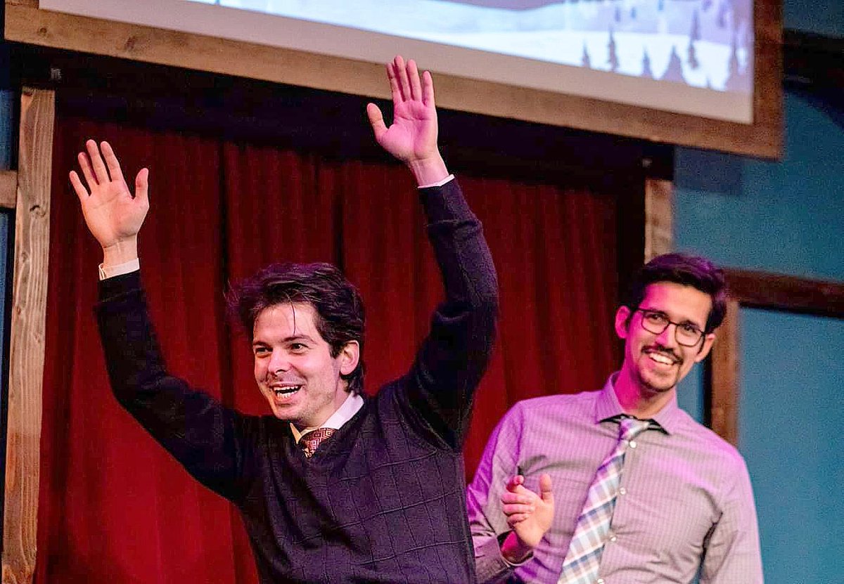 SODA Impro (@sodaimpro) on Twitter photo How to Stop a Robbery 101:
interrupt it with a great joke!
<a href="/GoComedyImprov/">Go Comedy! Improv</a>
📸 Jessica Nosal Photography How to Stop a Robbery 101:
interrupt it with a great joke!
<a href="/GoComedyImprov/">Go Comedy! Improv</a>
📸 Jessica Nosal Photography