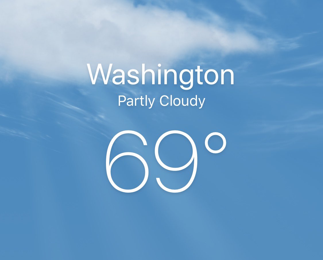 Gene Park On Twitter Dc Weather Same As Honolulu And It S Nice Dc Weather Same As Honolulu And It S Nicepic Twitter 6venwik96f