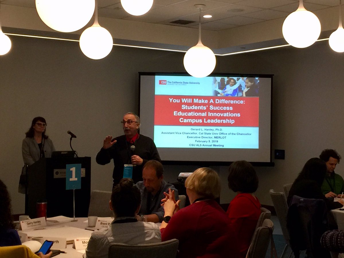 “Affordable Learning Solutions is about getting faculty and staff to understand who are our students and what are their needs.” - <a href="/GerryHanley/">Gerry Hanley</a> #affordablecsu <a href="/affordableCSU/">Affordable Learning $olutions</a>