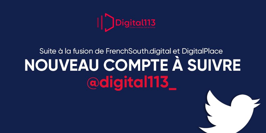 FrenchSouthD's tweet photo. 🥁🥁 Et le nom du grand Cluster Numérique d'Occitanie est ...  🎉! Retrouvez nous sur notre nouveau réseau 👉 @Digital113_  

et sur notre nouveau site 👉 https://t.co/ayHZt5bRB9 https://t.co/57kpfQ1SzB