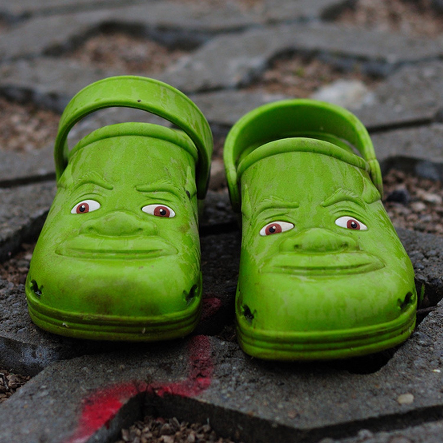 Shrek on X: Day 358 still no response from crocs about the shrek crocs..  one day.  / X