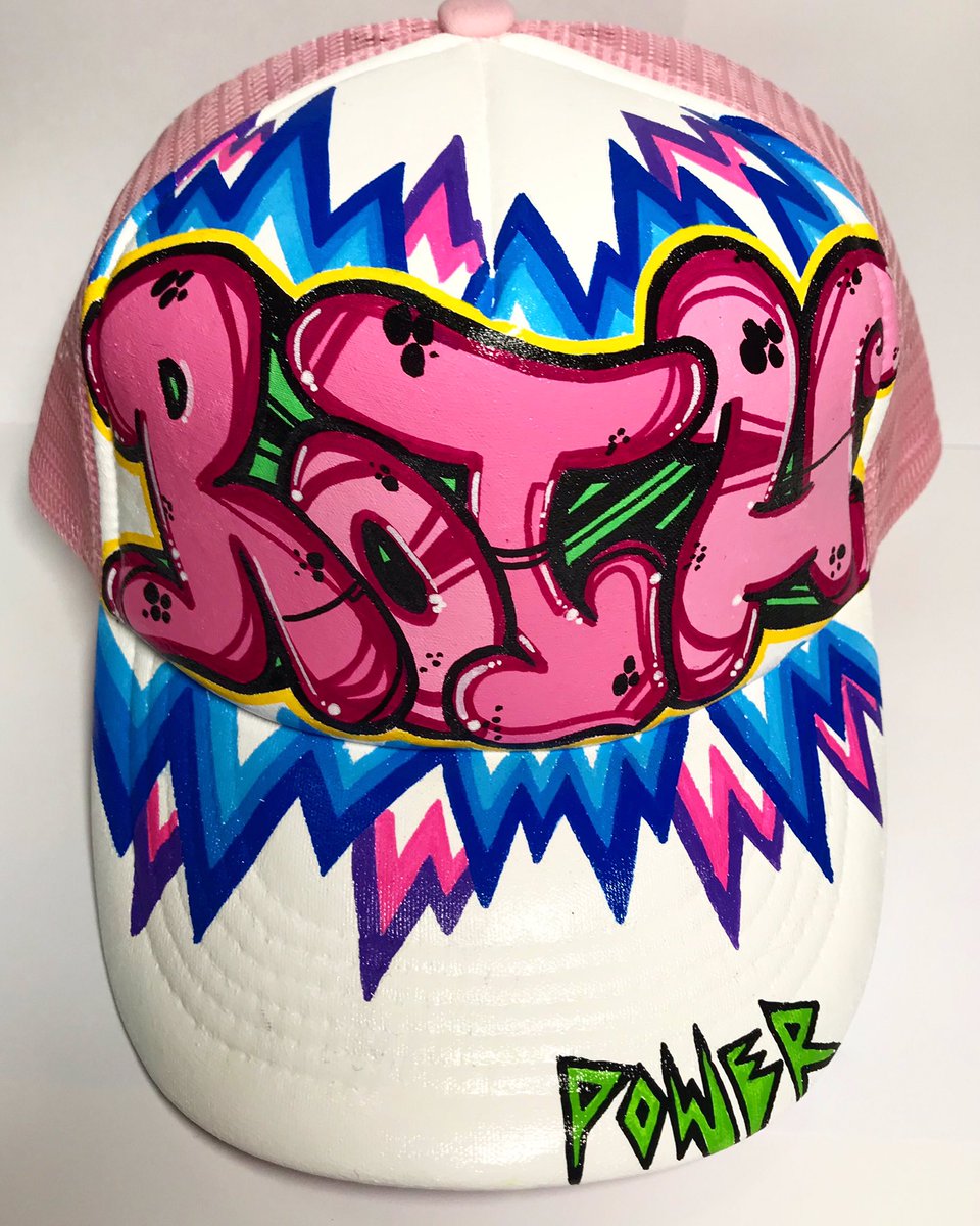 CustomStation's tweet image. Pedido gorrita personalizada! Pide ya la tuya! #gorrapersonalizada #graffiti #custom