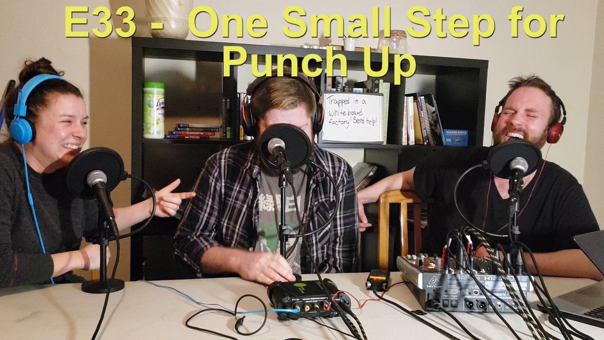 This Thursday we have the return of Chelsea Fahey joining the boys at the PodCavern on this week's Improv Punch Up! Stay tuned for a historic episode where the same clip was somehow chosen TWICE in one episode!?
.
#improv #comedy #ottawa #prideandprejudice #moonlanding