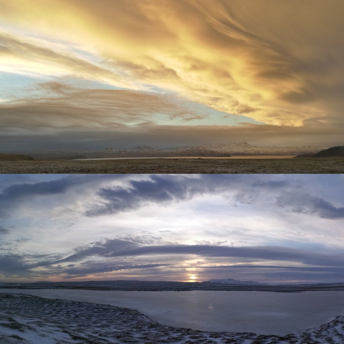 ___Piou's tweet photo. Islande islande islande (de la mini aurore boréale la nuit du premier janvier, à la randonnée sur le glacier c'était *.*) (not pictured : l'omelette aux patates qui nous attendait en rentrant à Paris) #2019week1 https://t.co/xgc5qc96JM