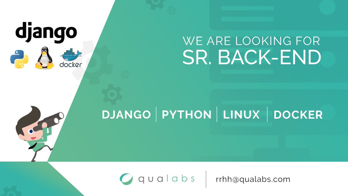 QualabsUy's tweet photo. We are looking for python / Django experts. Join our great team!
#python #django #developer #qualabs https://t.co/DYhIOtkMmh