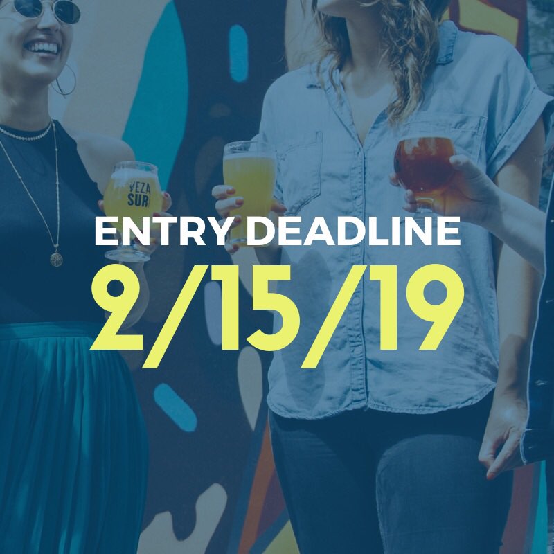 Brewing Broads, you've got 11 days to cap 'em up and send 'em in!⠀

The entry deadline is February 15th, so bottle up your most recent brew and send it our way! Details + shipping and dropoff info at shebrew.beer