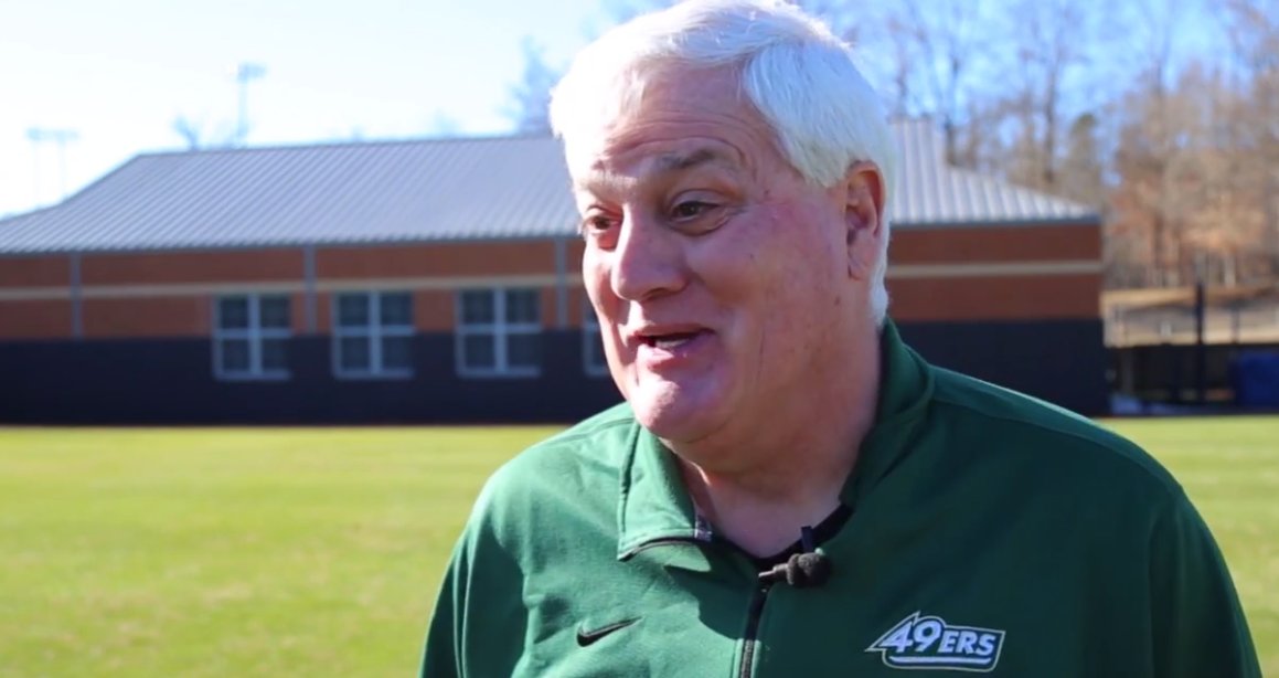 CharlotteBSB's tweet photo. VIDEO: We are PROUD to have a brand new indoor facility to get work done ... hear from players and coaches on what the facility means to them. A big THANK YOU goes out to everyone involved! #GoldStandard 

WATCH: https://t.co/tUdwJbY6Lp https://t.co/hVb3hmFzEH