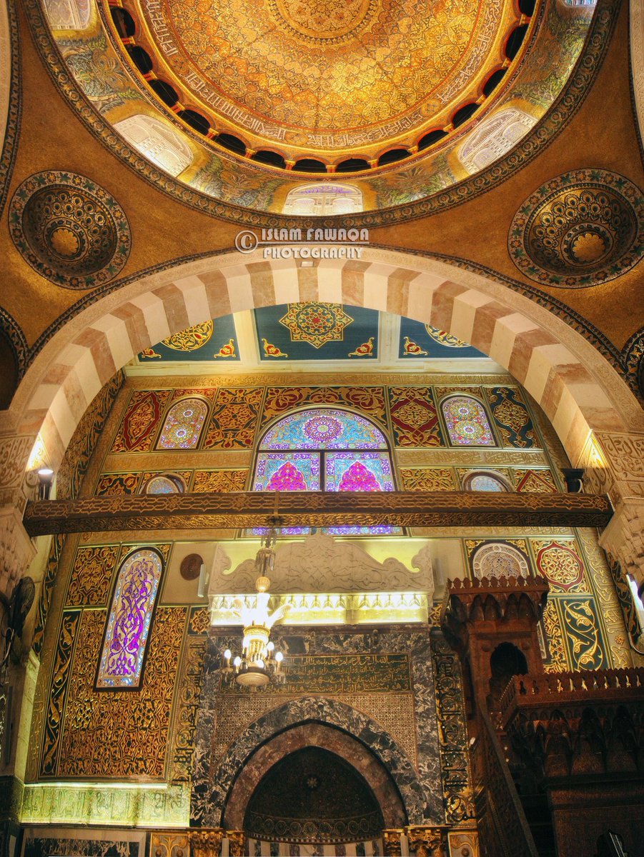 قُبة ومنبر المُصلى القبلي في المسجد الاقصى المبارك، ومِنبَر صَلاح الدِين