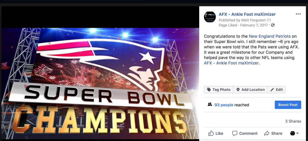 It's becoming my annual tradition: Congratulating the Patriots on their Super Bowl win. :-D  

facebook.com/AFXonline/phot…