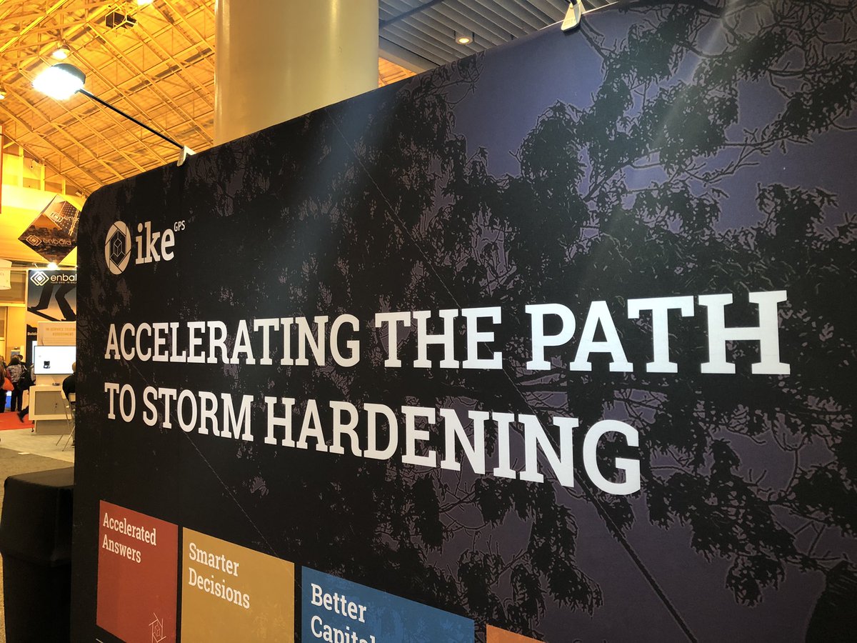ikeGPS arrives at distributech 2019 to help utilities answer the question - “Are my poles ready to survive the next big storm?” #distributech #DTECH2019 booth 11325