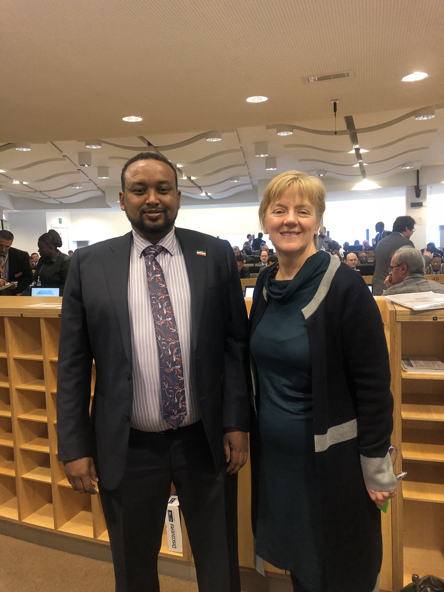 LindaMcAvanMEP's tweet photo. Good to meet the Mayor of Hargeisa City in Somaliland Abdirahman Mohamud Aydiid at the @EU_CoR conference on how local government can deliver the #SDGs #Regions4Dev #Cities4Dev https://t.co/h1JMVo2hnh