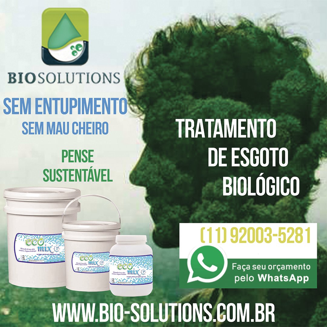 BioSolutions1's tweet image. Ecomix G ♻️Produto biológico em gel, não tóxico e não corrosivo.
Testado e aprovado para a limpeza e eliminação de odores em pias, ralos, vasos sanitários, fossas, caixas de gordura.
🤩 Sem entupimento;
🥰 Sem mau cheiro;
😍 Sem pragas de esgoto;
Ligue: Whastapp (11) 92003-5281