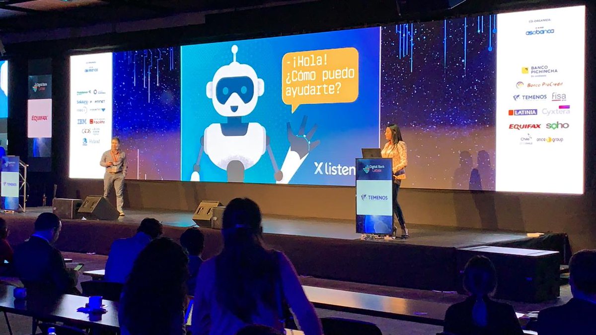 DigitalBankLA's tweet image. En este momento hace su presentación la #Startup #GMLSOFTWARE en el #DigitalBankQuito 2019