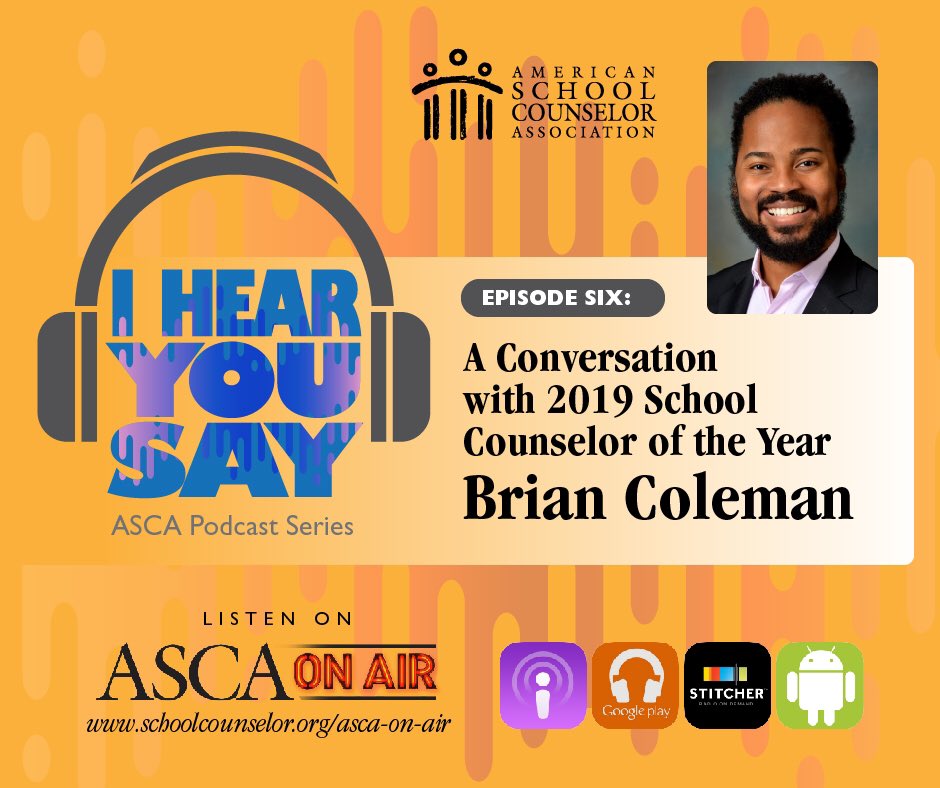 In honor of #NSCW19, hear from #SCOY19 @BrianColemanCPS in the latest @ASCAtweets #IHearYouSay podcast episode! 🎧🎙🥳