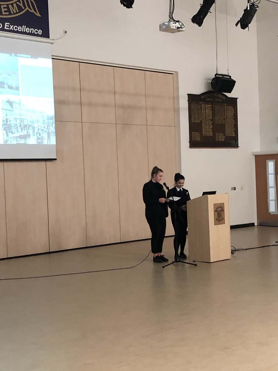 BearsdenAcademy's tweet photo. Thanks to Sara & Maisie who shared their experience from #LessonsFromAuschwitz for #S2 today. #ConnectYourThinking https://t.co/v8eRGTJF5w https://t.co/s2WFOv6rQi