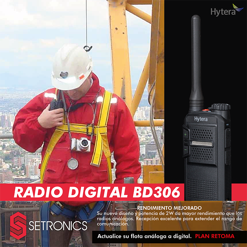 setronicssas2's tweet photo. #SetronicsHytera presenta RADIO DIGITAL EMPRESARIAL BD306, EL MEJOR PRECIO DEL MERCADO, contáctenos: +57 1 4321757 / +573125085416 - contactenos@setronics.net https://t.co/o7HXDYkETC