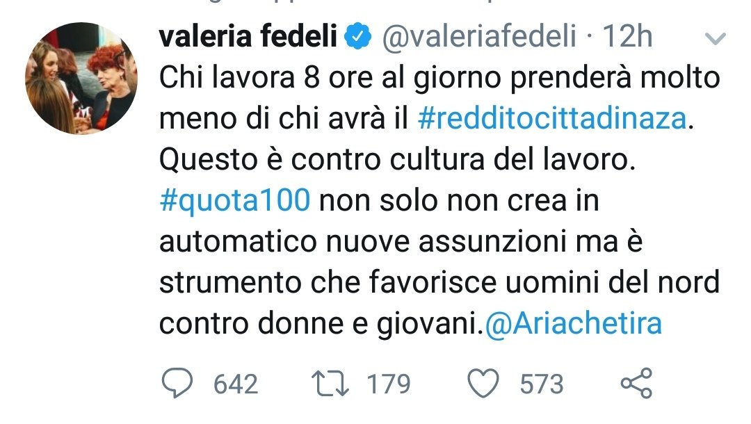 AntonioD_79's tweet photo. La #Fedeli si lamenta del #RedditodiCittadinanza, ma trova normale che, pur lavorando 8 ore al giorno, si guadagni molto di meno. Se non è colpa di quella tinta orrenda che le ha bruciato i neuroni, deve essere per forza in malafede.
#versolozerovirgolapercento https://t.co/IknMwgMzH1