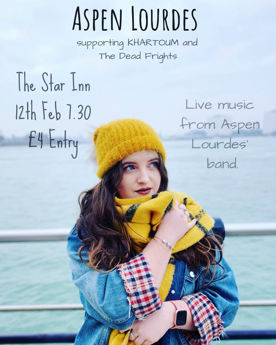 Playing with my band at the Star Inn ✨Guildford this time next week! It’s £4 a ticket and I’m playing all new unreleased originals that are coming out in the next couple of months! 
#music #original #singer #songwriter
