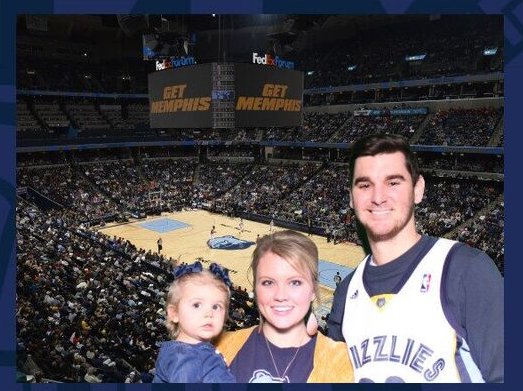 memgrizz's tweet photo. At the game tonight? Stop by and take a photo at the @CampbellClinic Zone! #CCZone https://t.co/u7D1gNiXAz