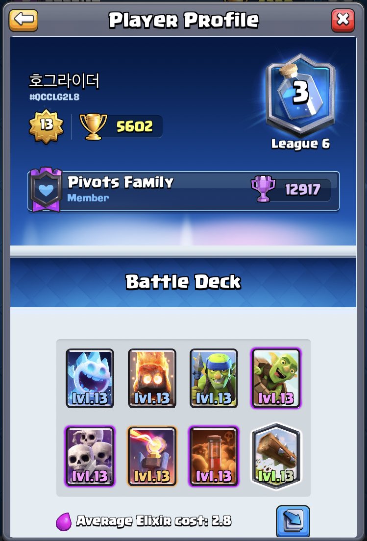 Cada día ladder nos sorprende más #ClashRoyale