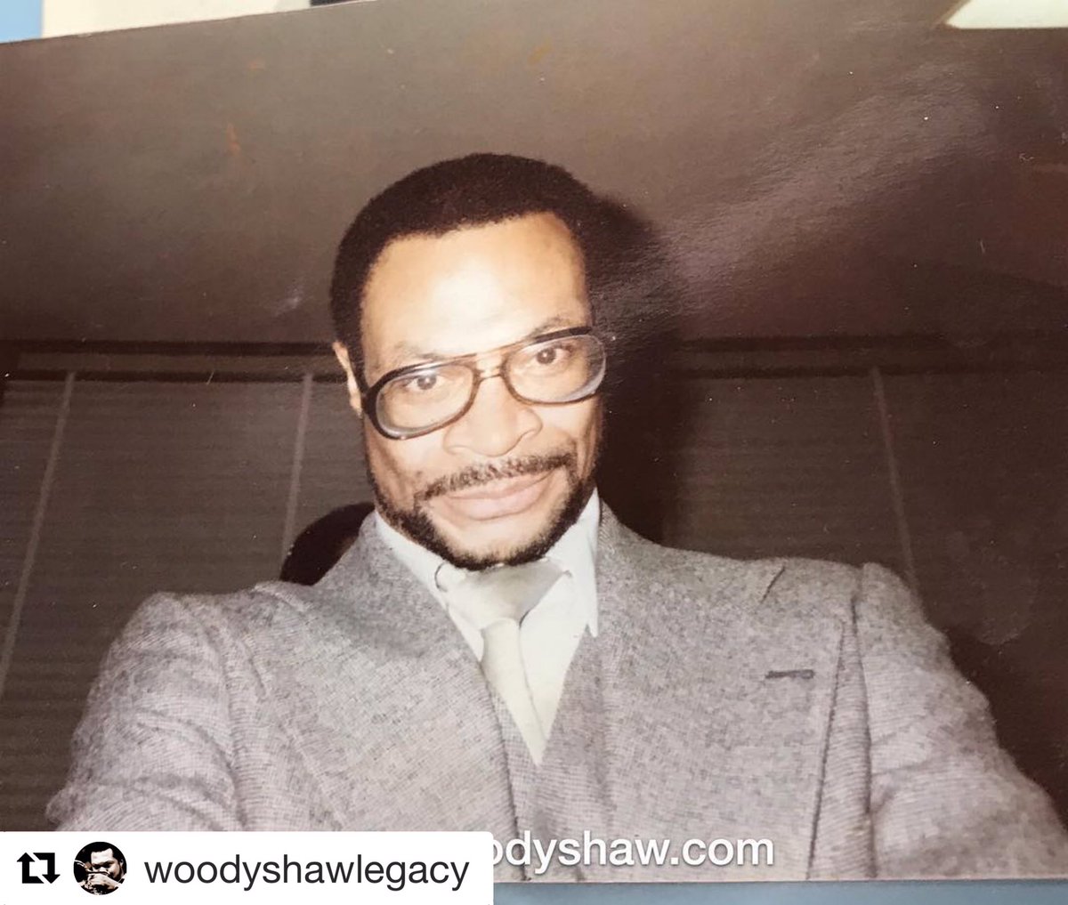 Ahead of his time in more ways than one - Woody Shaw seen here taking a “selfie” in 1981-82, long before the internet. Jazz man, blues man, black man, #Trumpet #Music #Jazz #AfricanAmericanMusic (Image (c) woodyshaw.com.).
