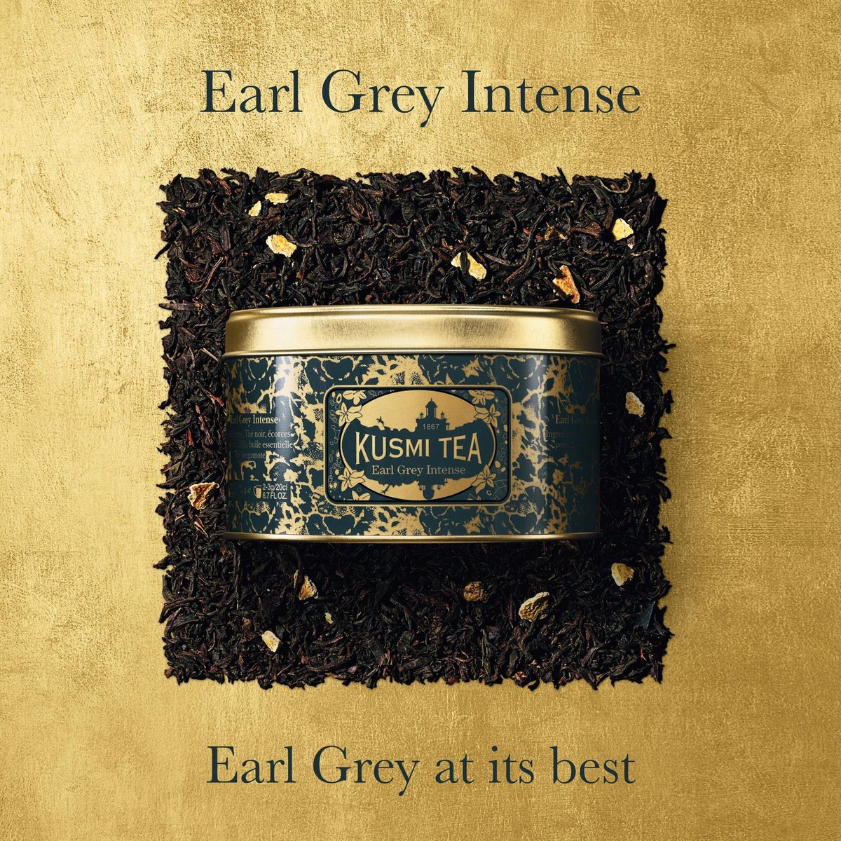 NEW Earl Grey… at its best! Dive into the intensity of our new recipe Earl Grey Intense: tart notes of lemon and bergamot with the power of a black tea. Discover now in the store.