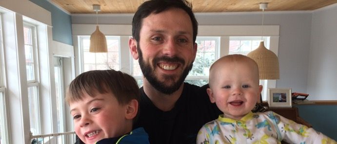 TakeTheTimeDad's tweet photo. Meet Kevin. #Canadiandad and mountain man. Father to two boys. Hardworking and career-focused. Bold enough to take #parentalleave TWICE in the last four years. https://t.co/IRw7DDNwbY #noregrets https://t.co/KKHf6zvw7e