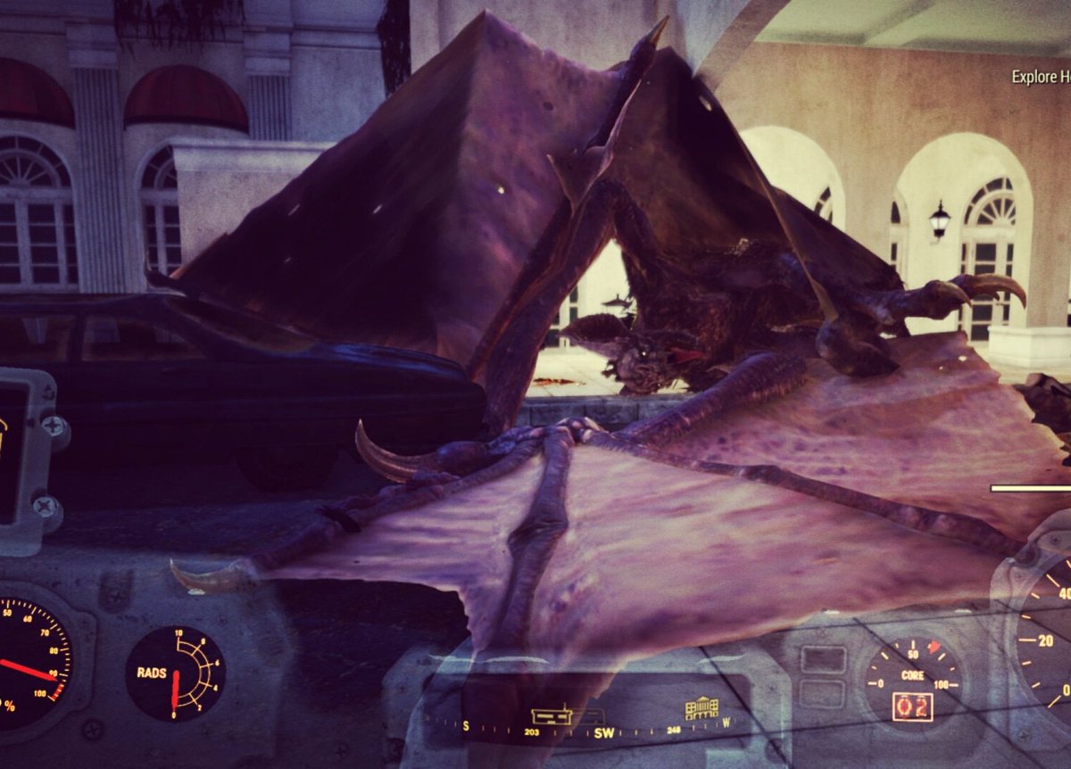 Sophierousteele's tweet image. Oooo scorched beast ! :Fallout 76  
#gamer #gamerblog #fallout76 #fallout #scorchedbeast #xboxone