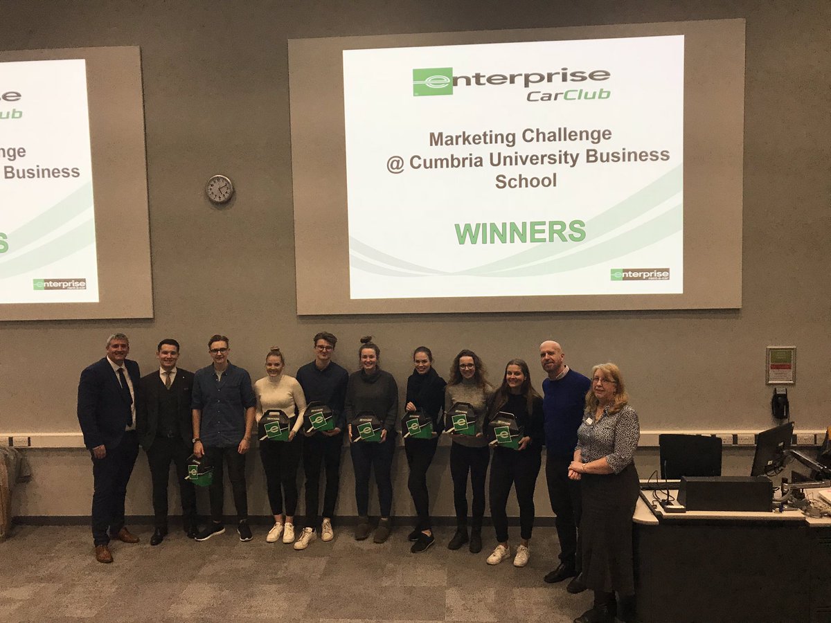 Laura James (@u8laurajames) on Twitter photo Congratulations to the winning team <a href="/CumbriaUni/">University of Cumbria</a> #CarClub challenge. Great ideas! Can’t wait for our next <a href="/ERAC_Jobs/">Enterprise Mobility Careers UK</a> challenge!
<a href="/davidfmurphy/">David F. Murphy, Assoc Prof @IFLASinfo @CumbriaUni</a> <a href="/UoCStudentEnt/">Sylvia Grainger</a> @U8Myers <a href="/steve_walder/">Steven Walder</a> Congratulations to the winning team <a href="/CumbriaUni/">University of Cumbria</a> #CarClub challenge. Great ideas! Can’t wait for our next <a href="/ERAC_Jobs/">Enterprise Mobility Careers UK</a> challenge!
<a href="/davidfmurphy/">David F. Murphy, Assoc Prof @IFLASinfo @CumbriaUni</a> <a href="/UoCStudentEnt/">Sylvia Grainger</a> @U8Myers <a href="/steve_walder/">Steven Walder</a>