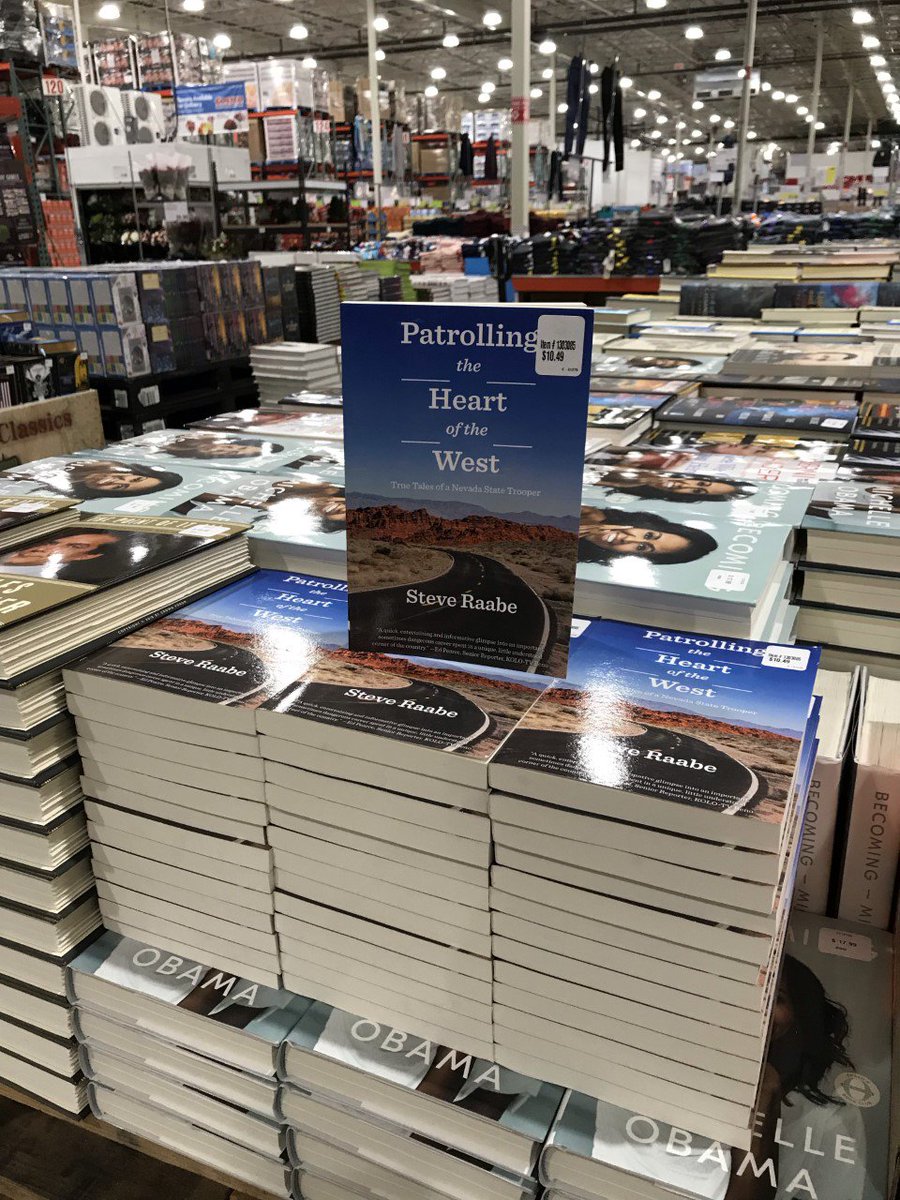 LatahBooks's tweet photo. Fans of the hilarious Steve Raabe can score autographed copies of Patrolling the Heart of the West at two Costco locations next month! Steve will be signing books in Reno on March 15 and Carson City on March 16. Thank you, Ingram and Costco, for helping share our work! https://t.co/c6WRzcvN3E
