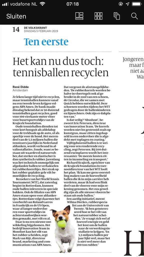 Het kan dus toch .... <a href="/abnamro/">ABN AMRO</a>wtt @werken_abnamro @abnamro <a href="/rotterdamahoy/">Rotterdam Ahoy</a> <a href="/RichardKrajicek/">Richard Krajicek</a>