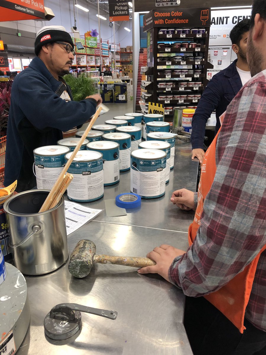 Getting busy again after the rains at the Pomona Store #6645! @BehrWestCobos <a href="/Specialty6645/">Specialty 6645</a> <a href="/HomeDepot/">The Home Depot</a> @