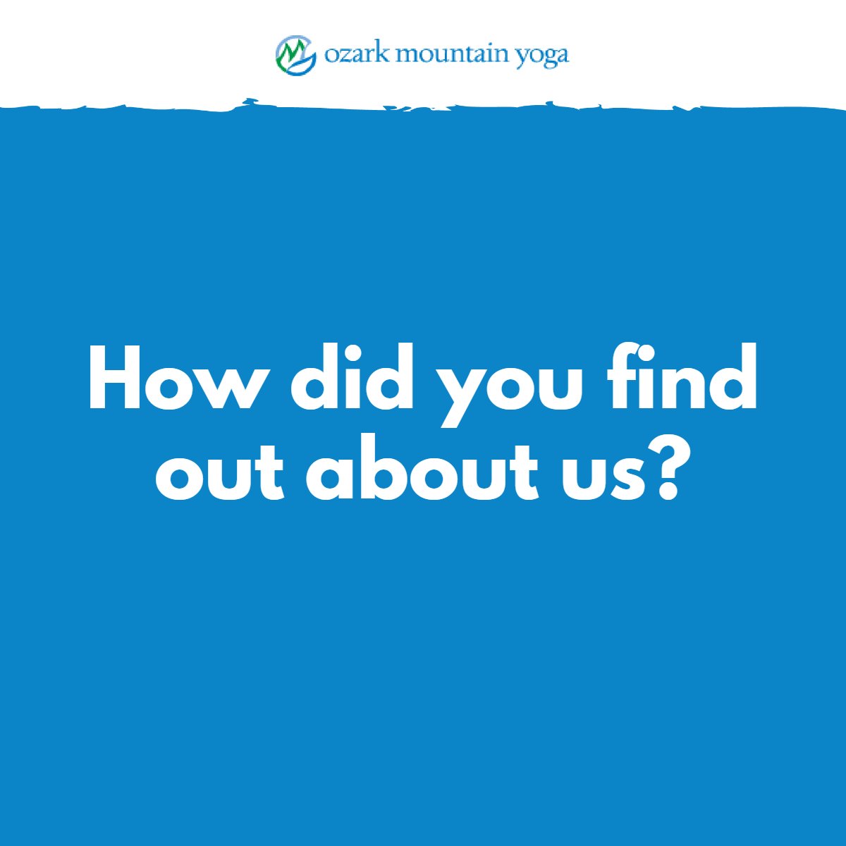 We want to know what first brought you to our studio!