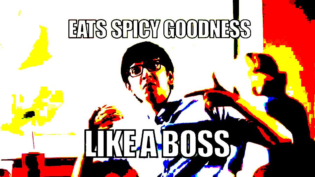 Saltydkdan on "Eats spicy a boss" / Twitter