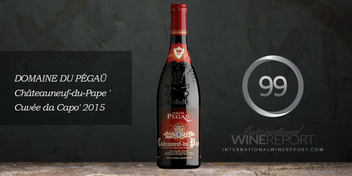 The 2015 Cuvée da Capo an absolutely magical effort from this legendary estate. #chateauneufdupape #domainedupegau <a href="/HPS_Wine/">HandPickedSelections</a> 
internationalwinereport.com/latest-reports…
