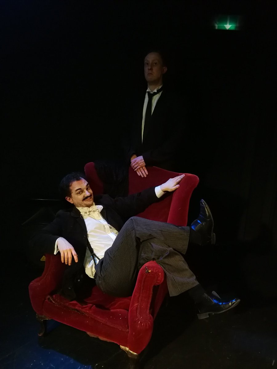 The creepiest American writers - Lovecraft and Poe - of <a href="/ProvidenceCult/">Providence</a> ! Congratulations on opening night!