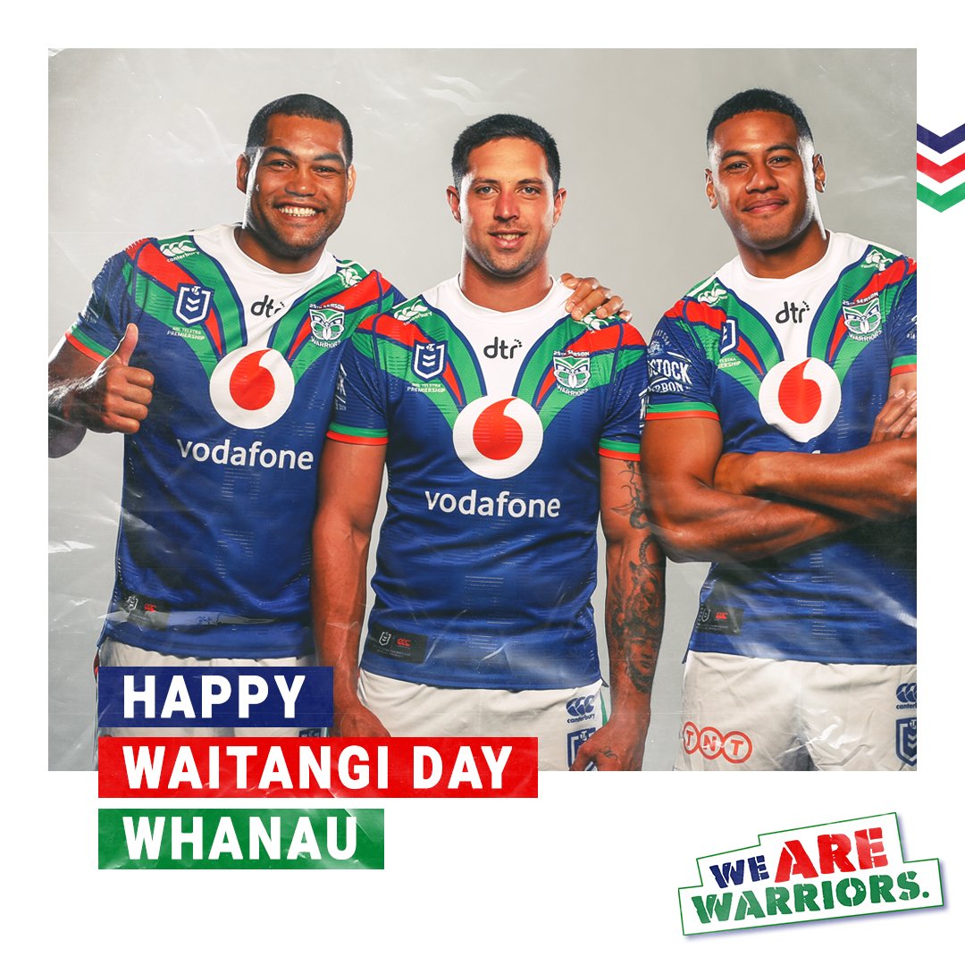 We 💙❤️💚Aotearoa! 

 Happy Waitangi Day whanau 🇳🇿🤝#TeTiritioWaitangi #WeAreWarriors