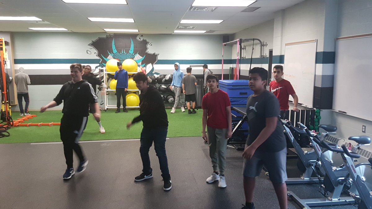 The #CSS dragons are killing it on their P90X workout!