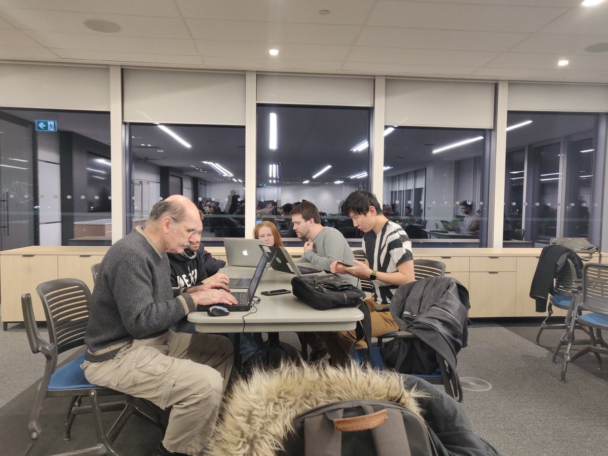 BikeSpaceTO's tweet photo. BikeSpace team working hard at @CivicTechTO hack night! https://t.co/4154a4LtHy