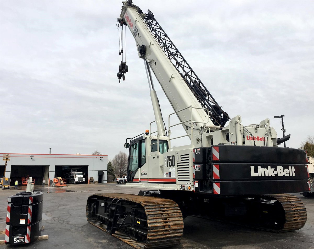 cranemarketing's tweet photo. NEW Link-Belt TCC-750 75-ton Telescopic Boom Crawler #Crane For Sale by @Stevenson_Crane 

https://t.co/8kgTtShJpM https://t.co/HgctXPcqex