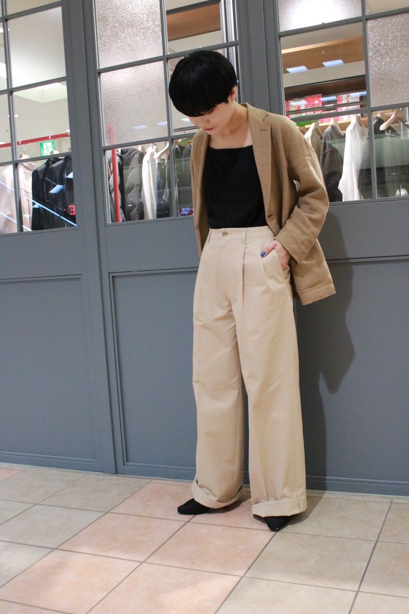などお YAECA - AURALEE WASHED FINX CHINO WIDE PANTSの通販 by てぃ