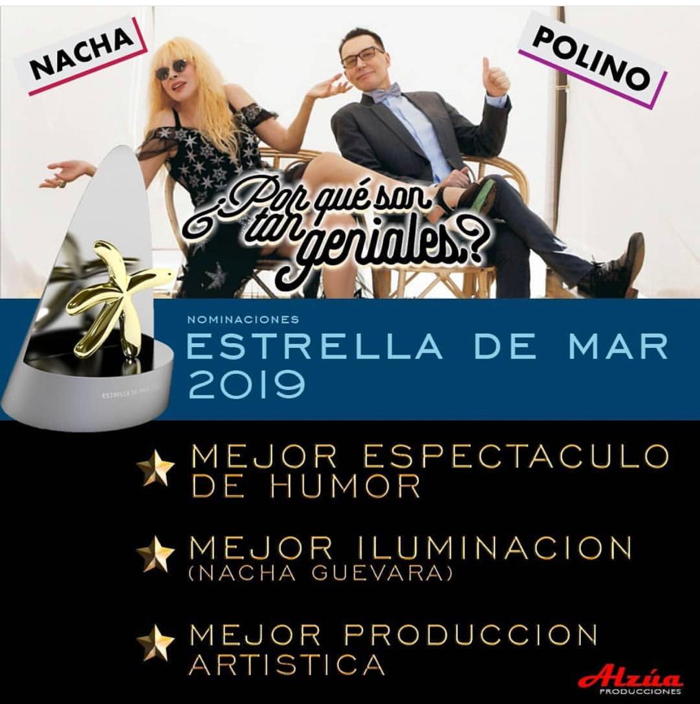 nachaguevara's tweet photo. Estamos felices!. Gracias Mar del Plata!!! #EstrellaDeMar #Temporada2019 #MarDelPlata @MarceloPolino https://t.co/WJexKycgxC