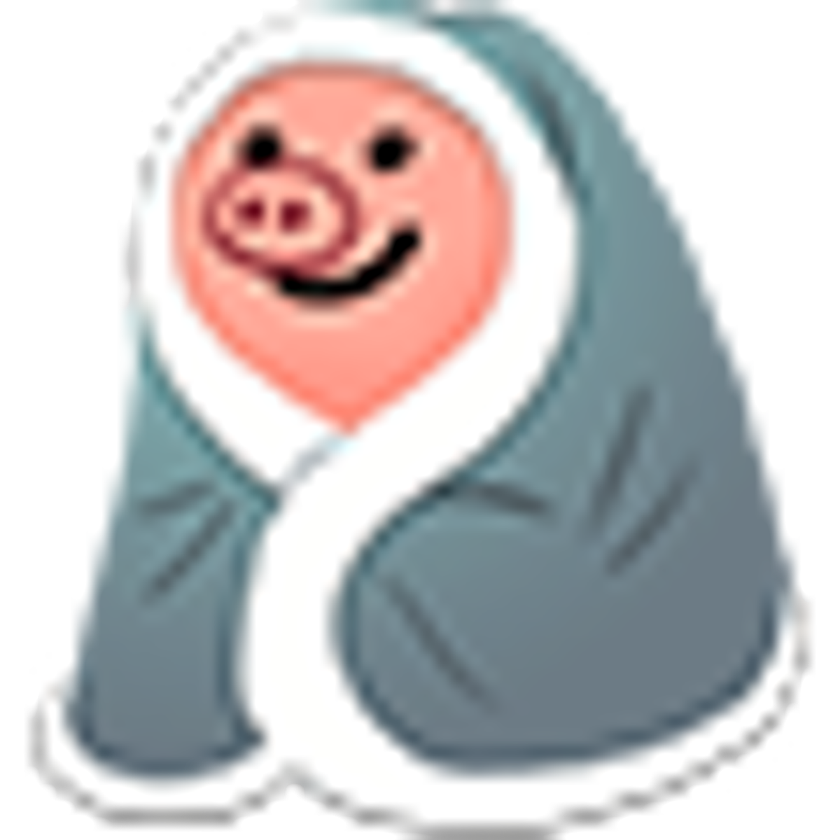 Image result for pig in blanket emote