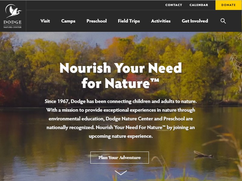 DodgeNatureCtr's tweet image. We&apos;ve launched our new website! DodgeNatureCenter.org is looking fresh. Don&apos;t hesitate to contact us if you find a bug or two. We are ready to investigate questions about website bugs or nature bugs.  🐞

#fancy #WebLaunch @MorsekodeAgency