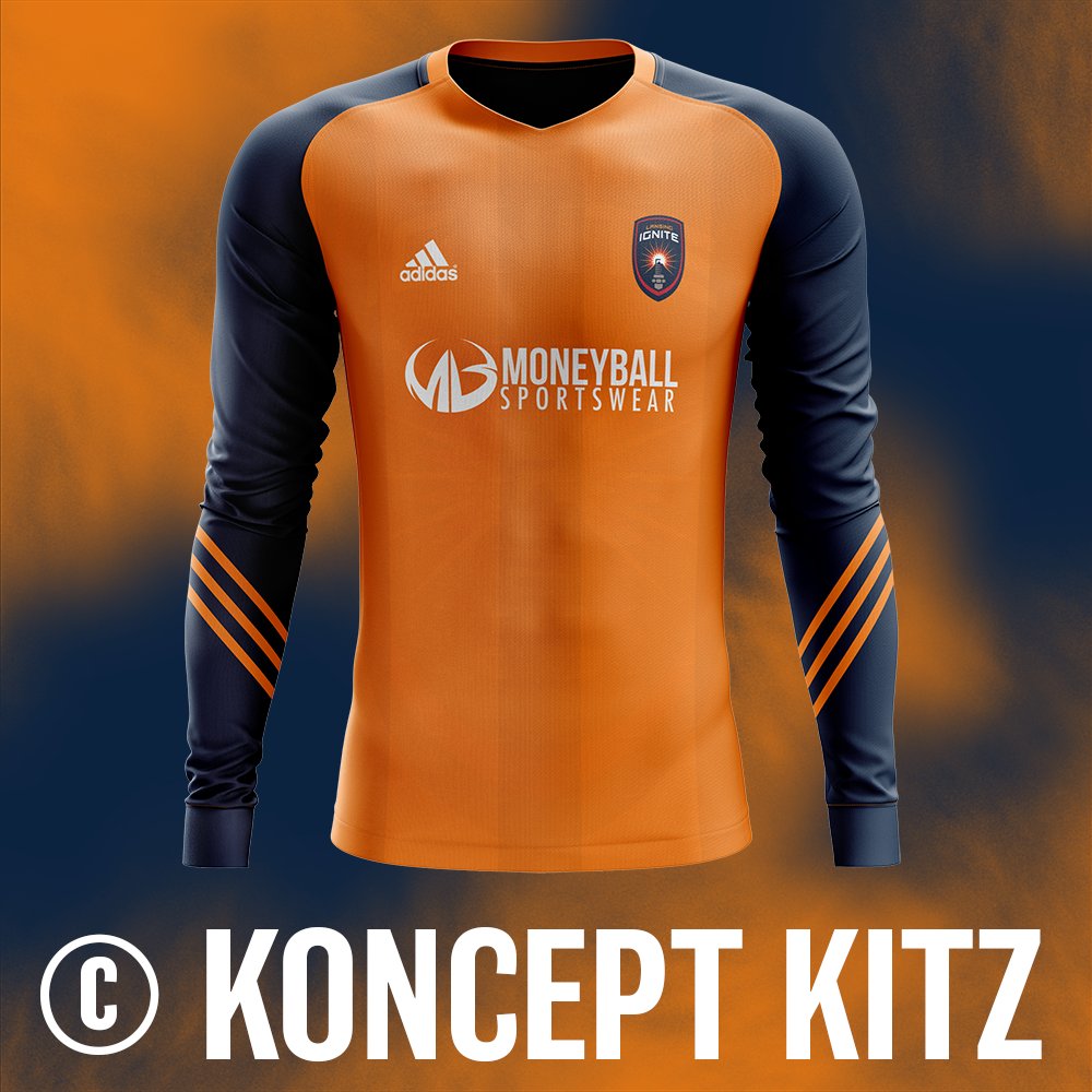 KonceptKitz's tweet image. Another shout out to a new follower, @lansingignite of @USLLeagueOne! As a little show of appreciation, I've conjured up a concept for them. There's an away one ready to follow too! #Lansing #LansingIgnite @AssemblyLineSG