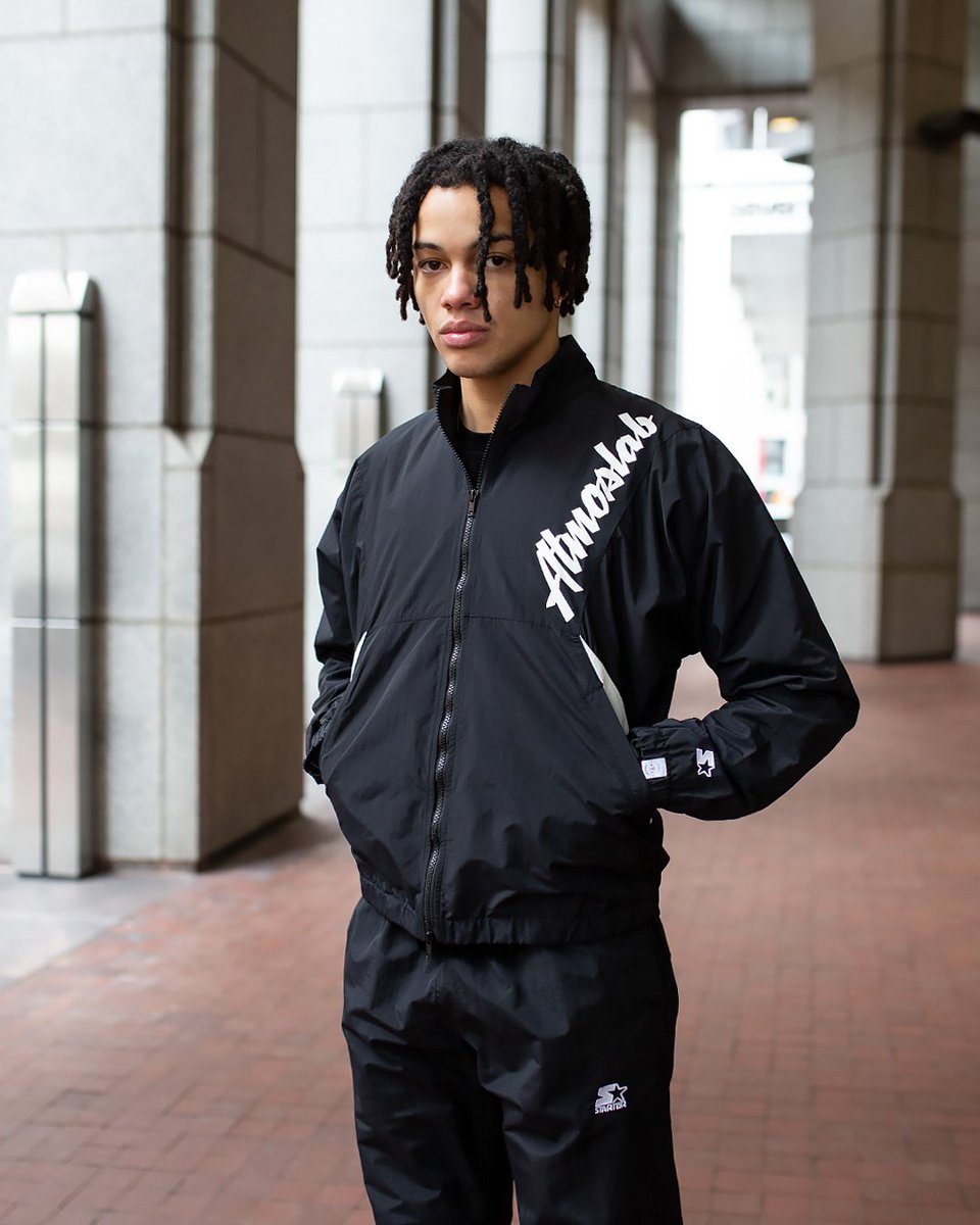 ExtraButter's tweet photo. The Atmos Lab x Starter Collection is now available in-store, online and via the EB App. #atmoslab https://t.co/ZxDVm7Ouow https://t.co/JnpeN3EywG